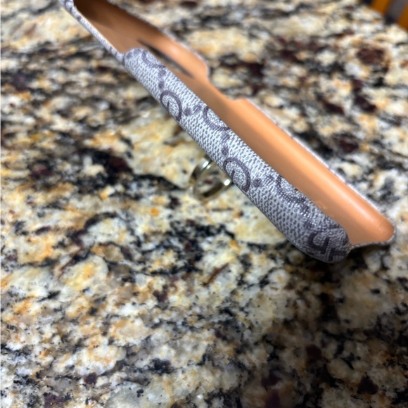 Tan and Gold Logo Phone Case - Picture 6 of 7